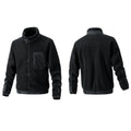 Men's Sherpa Fleece Stand Collar Jacket, Full Zip Warm Outdoor Casual Winter Coat, Multi Color Tactical Fleece Jacket For Men